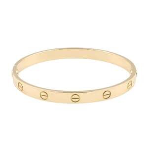 Cartier Love Bracelet, 18K Yellow Gold, Women's, Gold